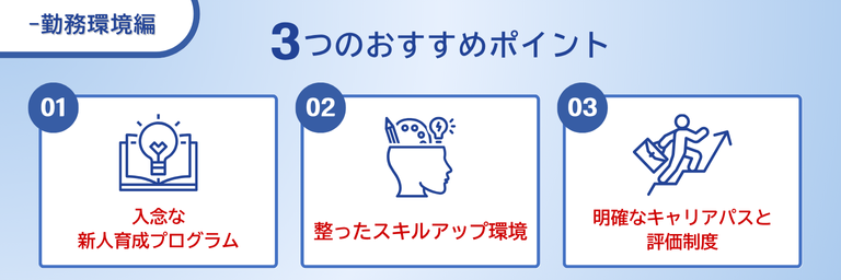 株式会社ETERNALの勤務環境に関するおすすめポイント