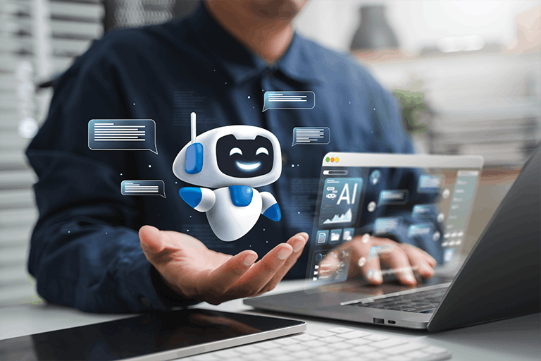 生成AIをキャラクター化した画像