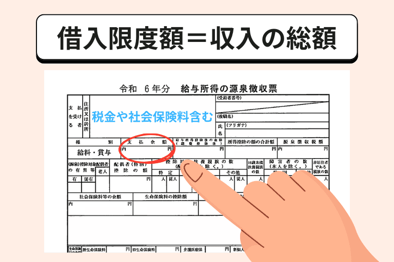 年収は手取りではなく収入の総額